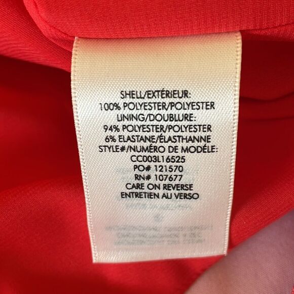 Alice
+ Olivia Clyde red lace shift dress women’s size 10 - Picture 6 of 7